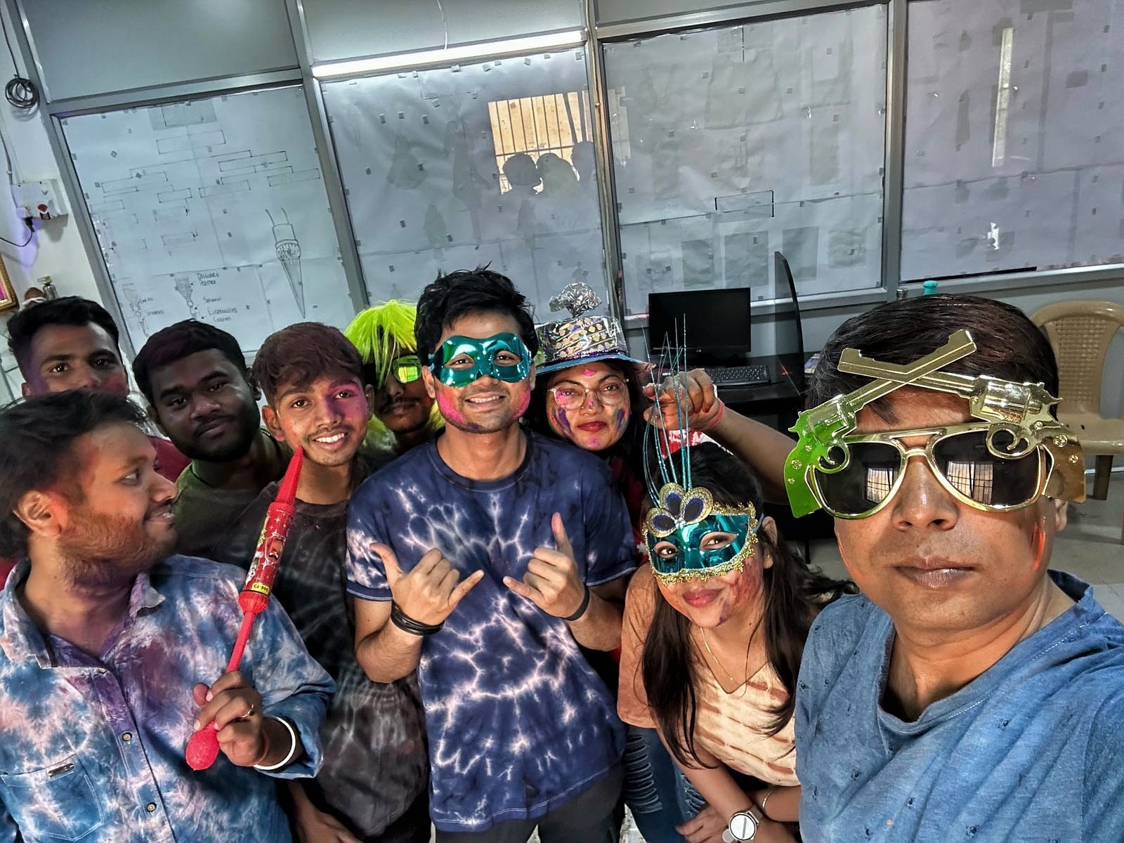 Holi Festival Celebration at Shubhkamna Institute